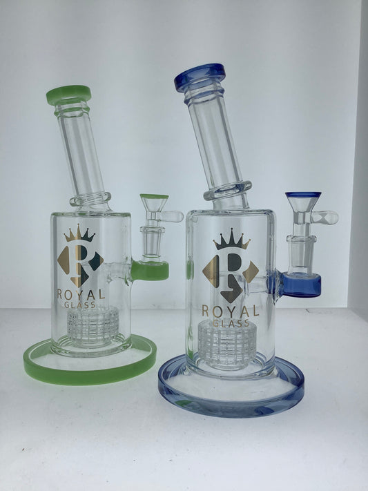 8.5" Royal Glass Rig w/ Matrix Rig & Color Accents