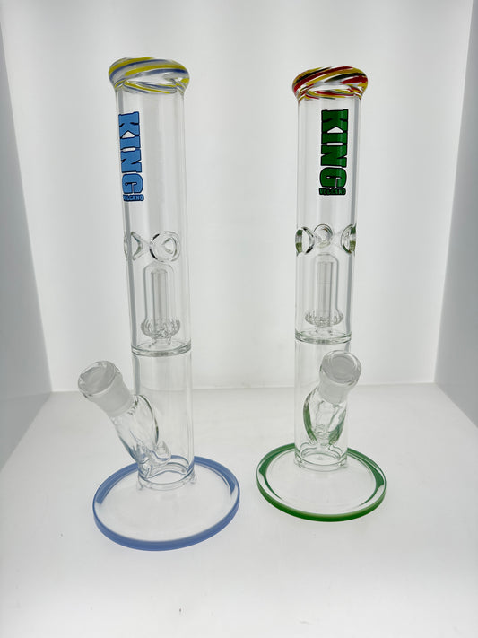 King Volcano 50x5 Showerhead Straight with Color