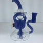 8" Color Recycler w/ Showerhead Perc & Flower Marble