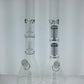 18" Double Perc Beaker w/ Color