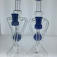 9" Recycler w/ Color Ball & Joint