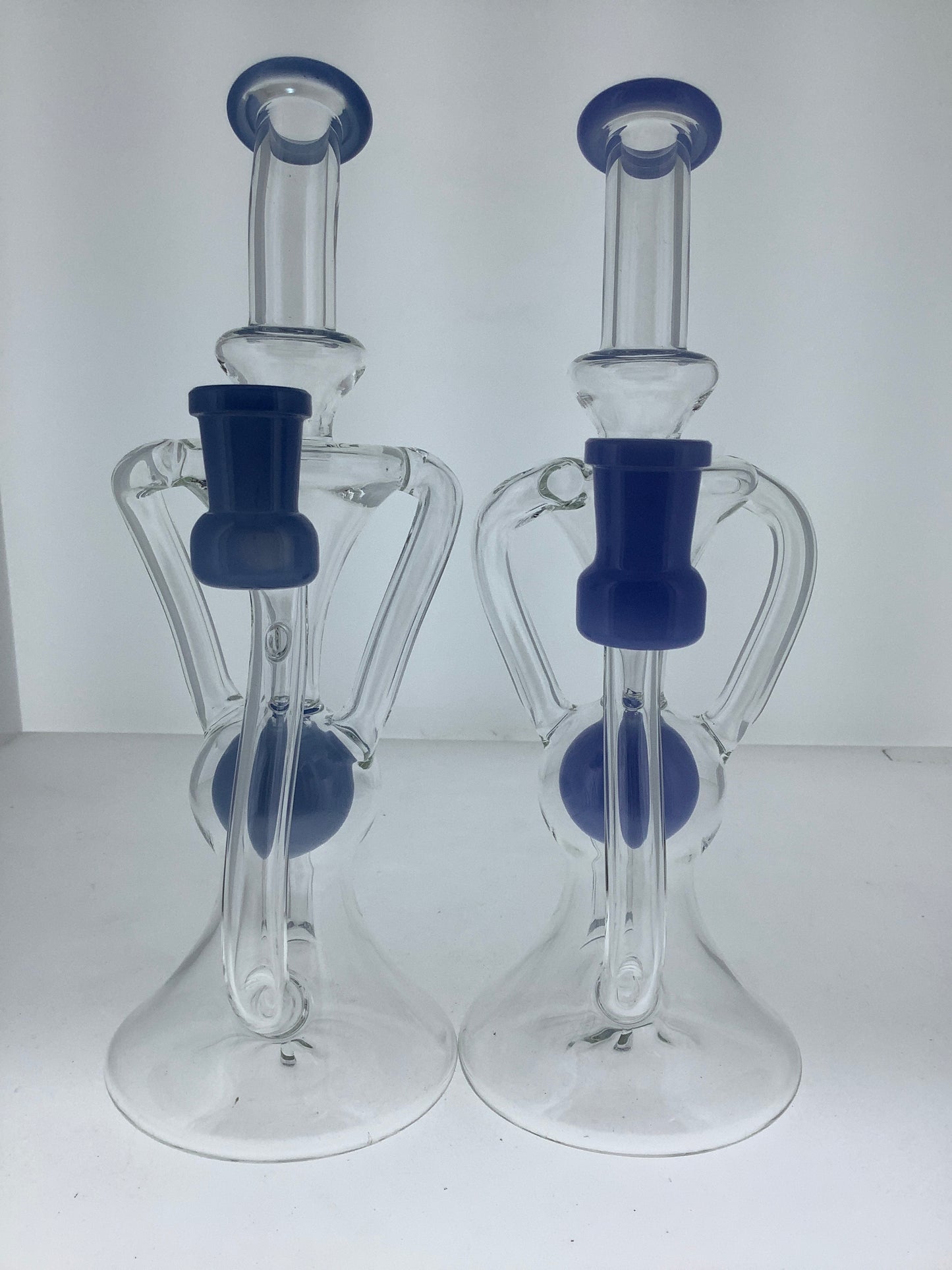 9" Recycler w/ Color Ball & Joint
