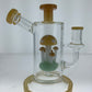7" Bent Neck Mushroom Rig w/ Banger Holder