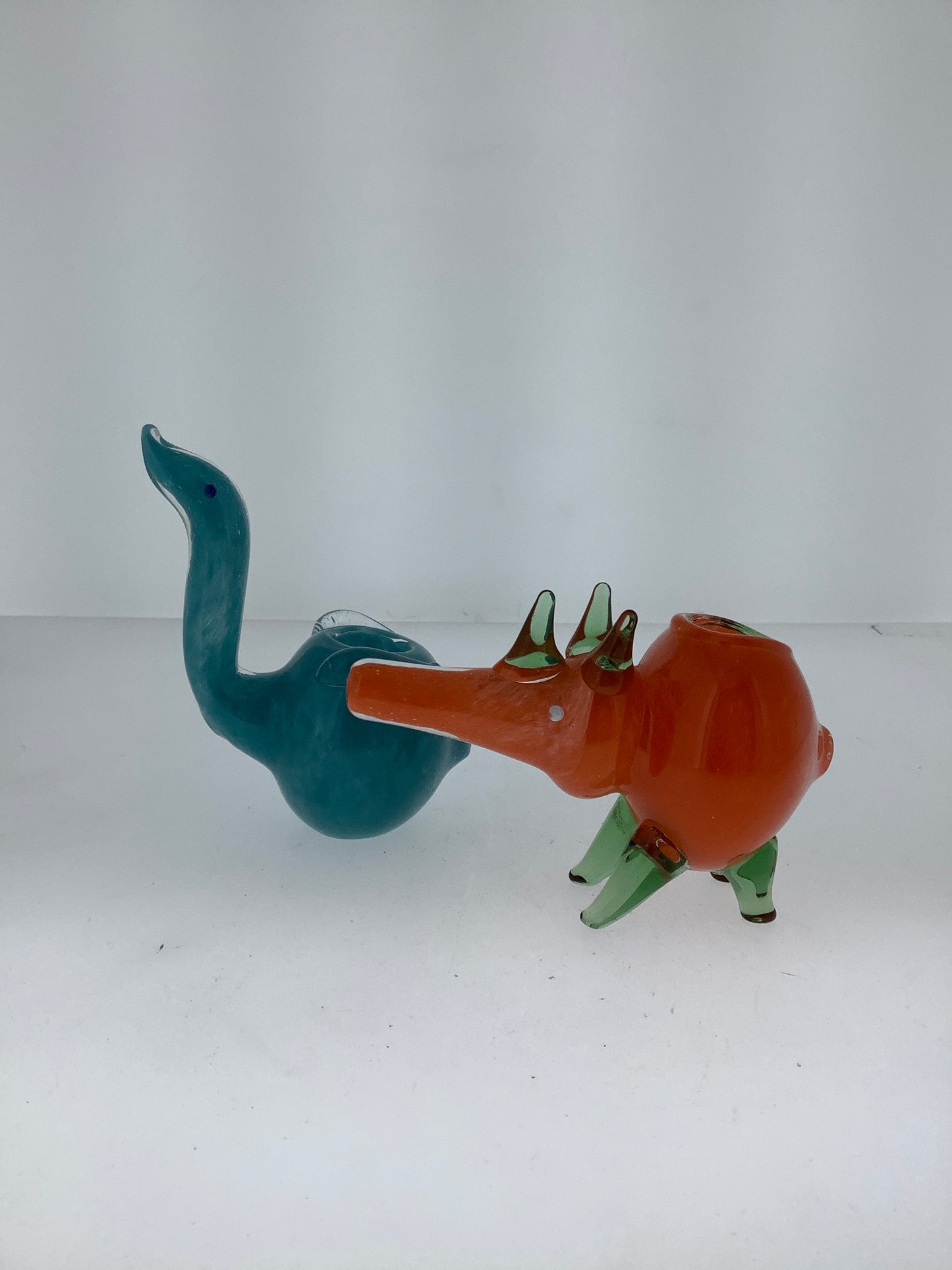 Fritted Animal Hand Pipe