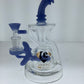 Diamond Glass Rig w/ Color Stem Line Perc