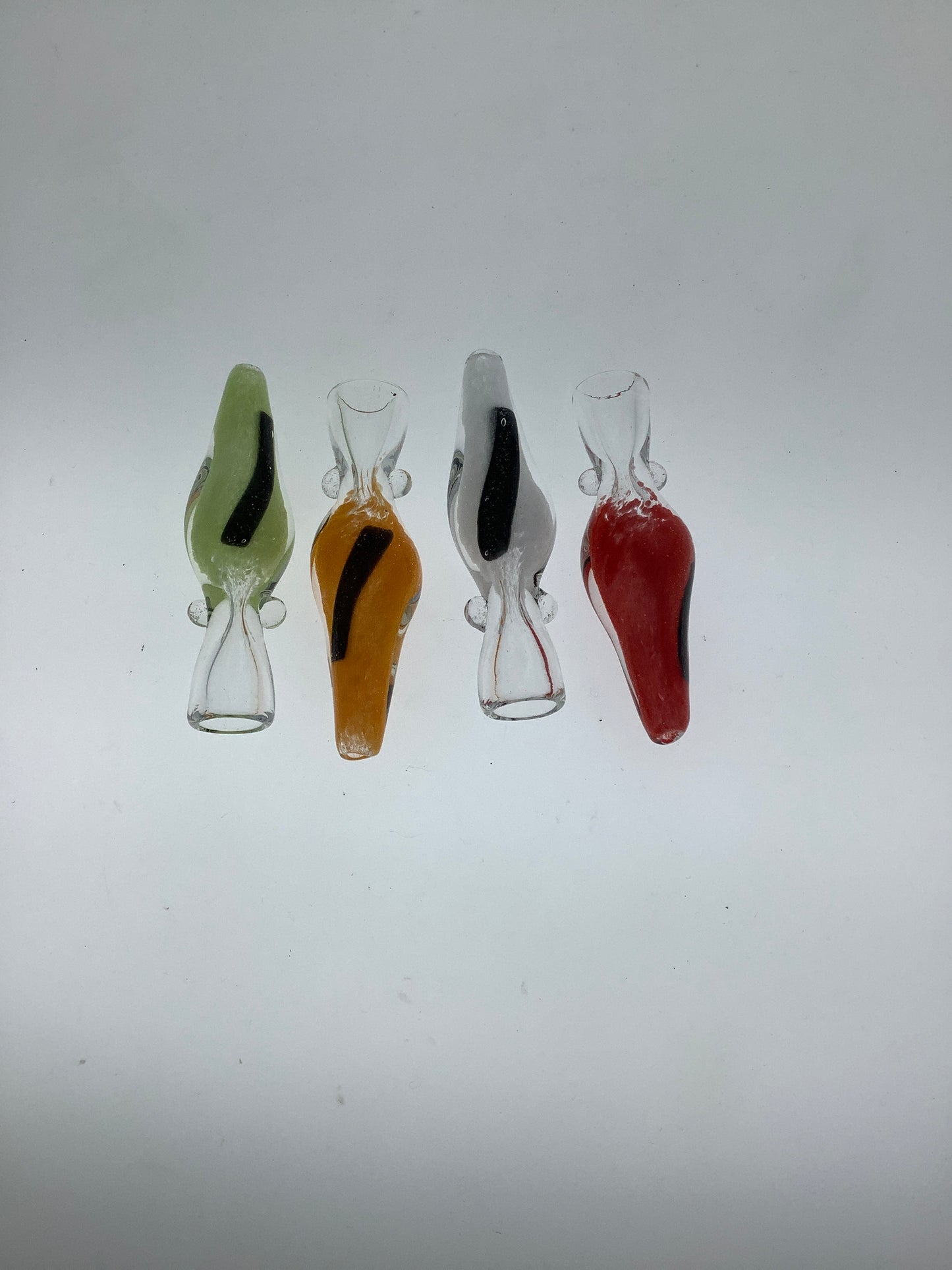 3“ Dichro Strip Chillum w/ Frit