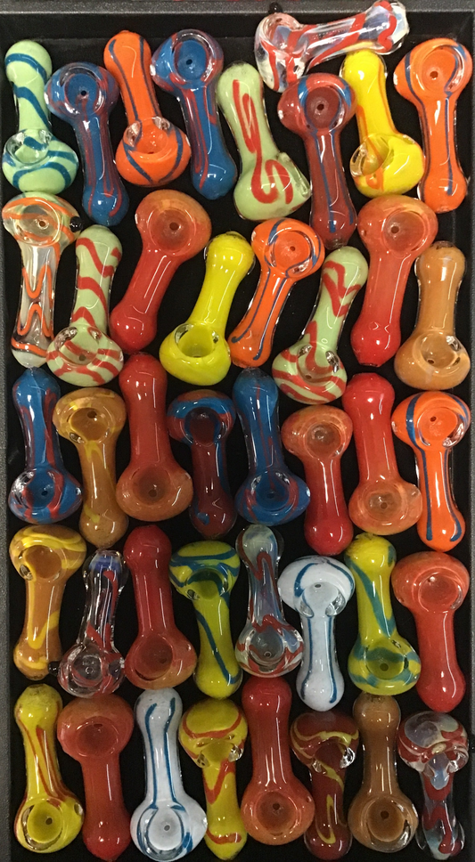 2.5" Mini Frit & Lined Hand Pipe