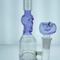 12” Straight Skull Tube W/ Honeycomb Perc