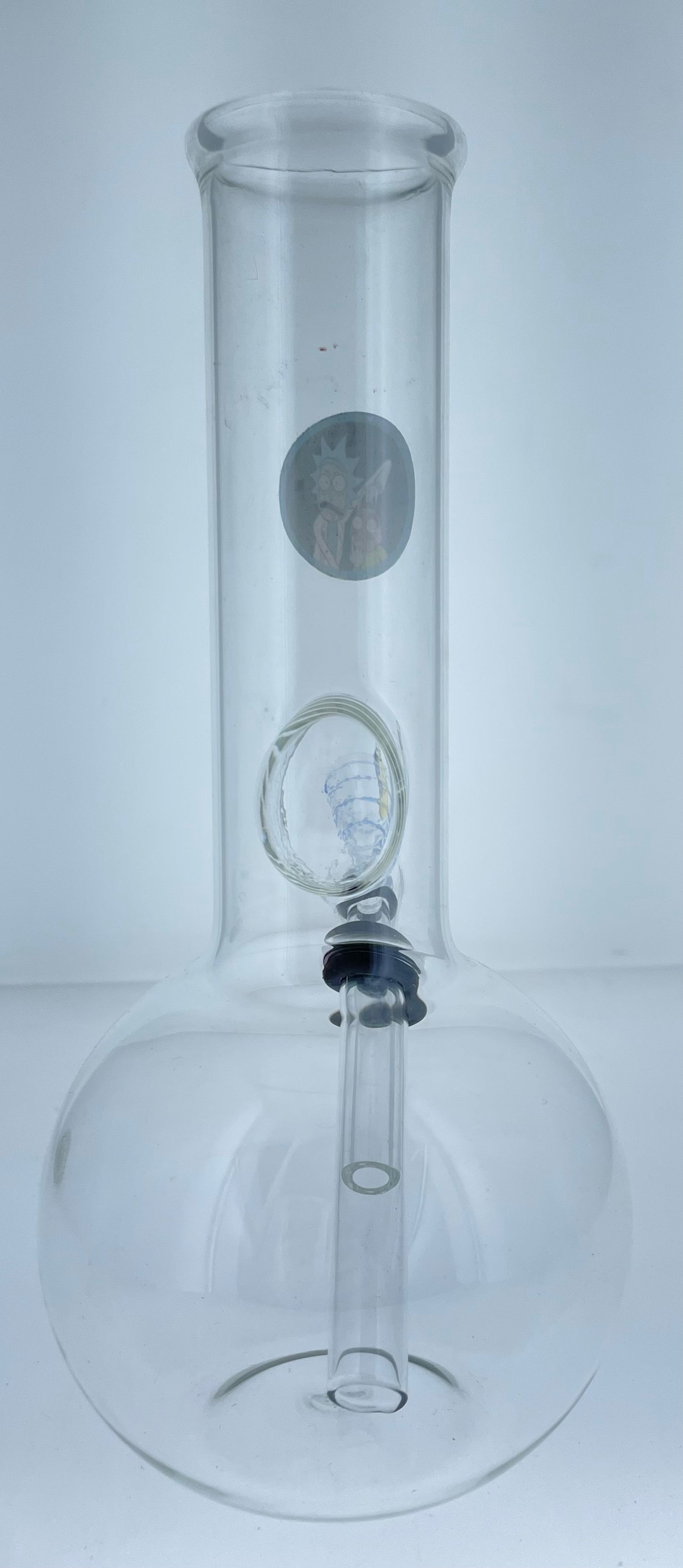 8" Graphic Bubble Beaker With Ice Catcher