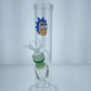 9” Graphic Cartoon Color Accent Straight Tube