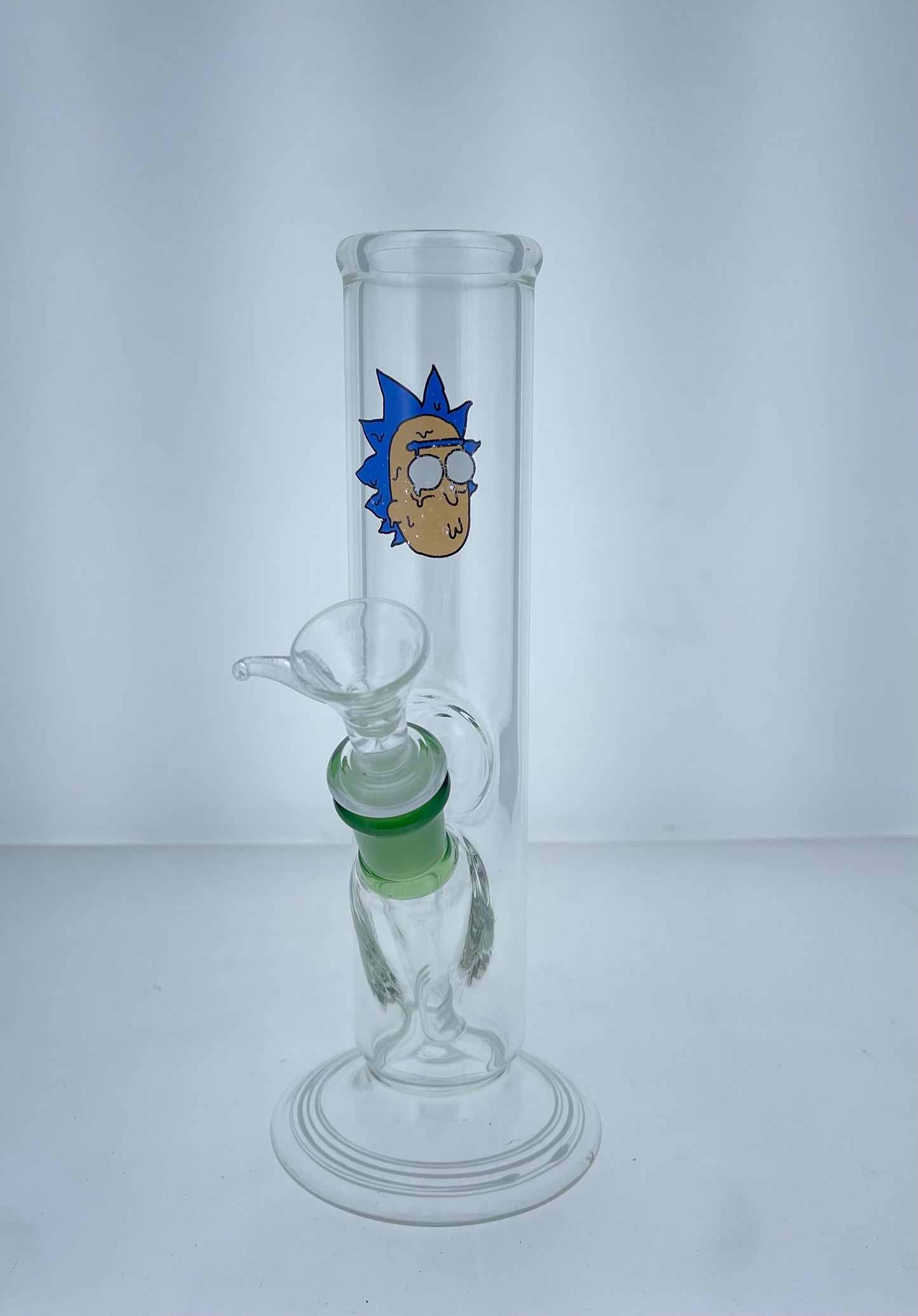 9” Graphic Cartoon Color Accent Straight Tube