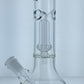 King Volcano 12" Straight Tube w/ Color & Showerhead Perc
