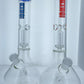 King Volcano 12" Straight Tube w/ Color & Showerhead Perc