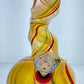 7” Wrap Rake Multicolor Kink Bubble Beaker