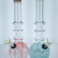 11" Wrap N Rake Twisted Bubble Beaker