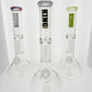 King Volcano 38x4 Dome Perc Beaker with Color