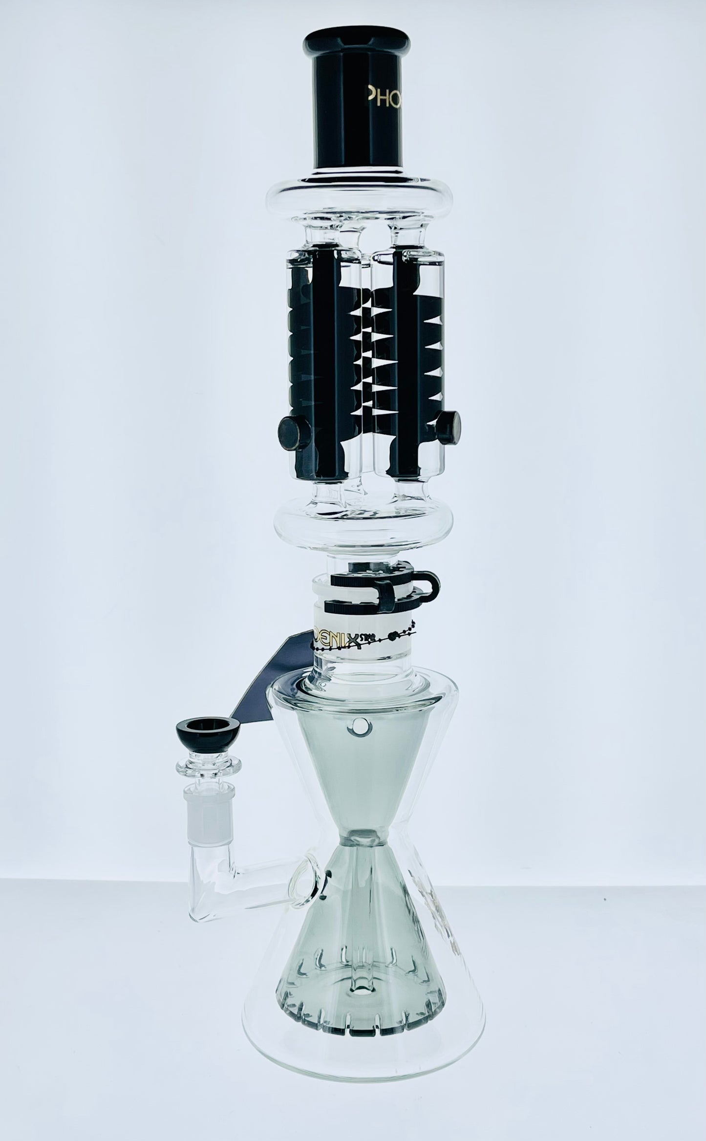 Phoenix Star 18" Triple Glycerin Beaker w/ Hourglass Perc