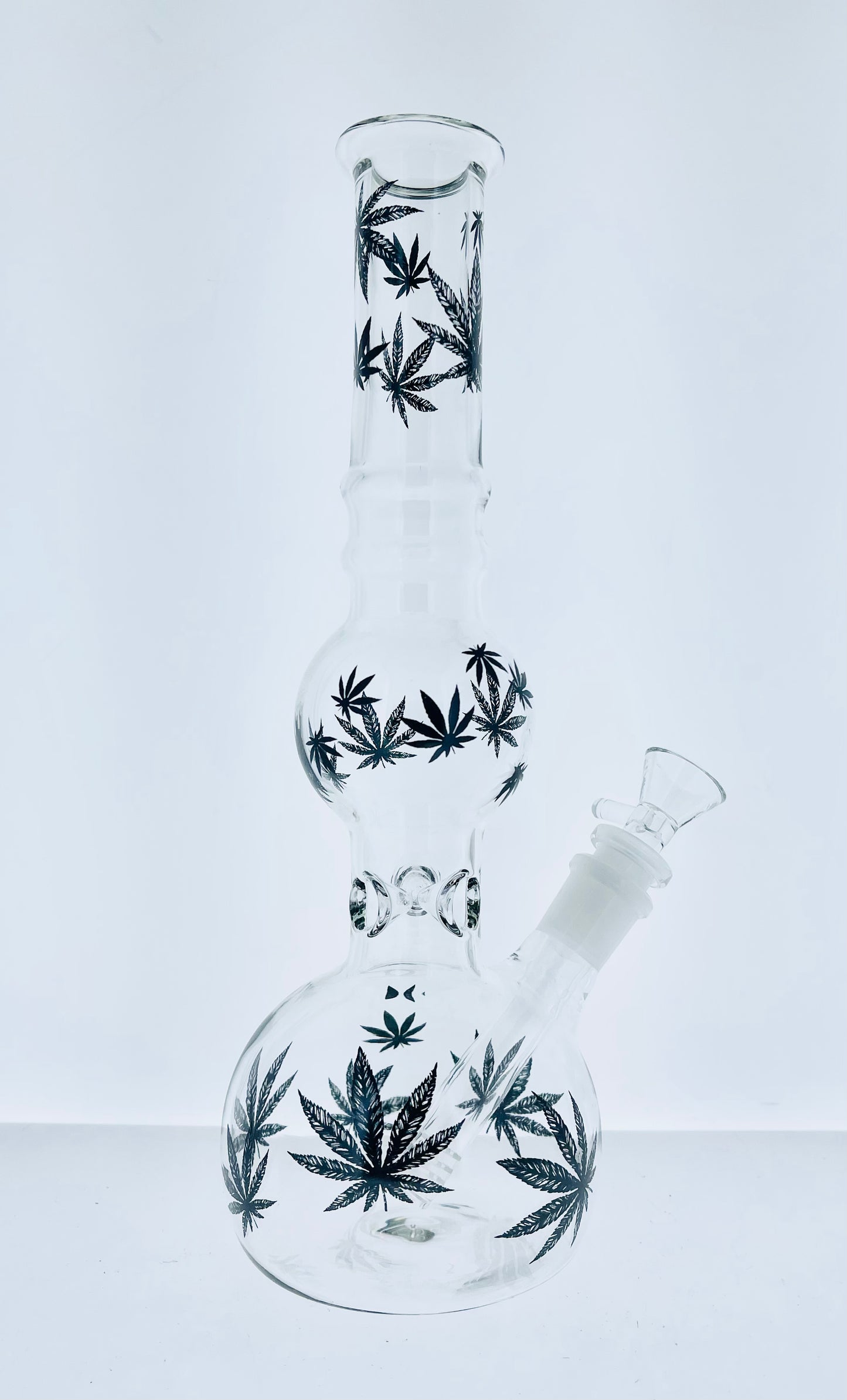 11" Double Bubble Leaf Beaker