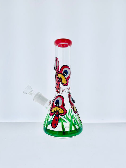 10" Painted Themed Beaker