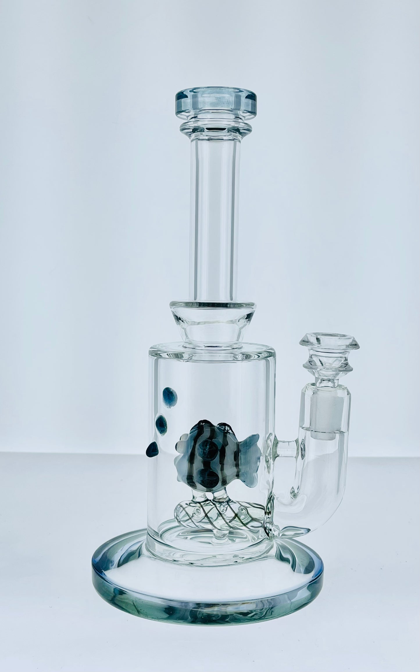 10" Stem Line Fish Perc Rig