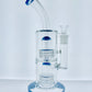11" Double Matrix Perc Rig w/ Color Accents