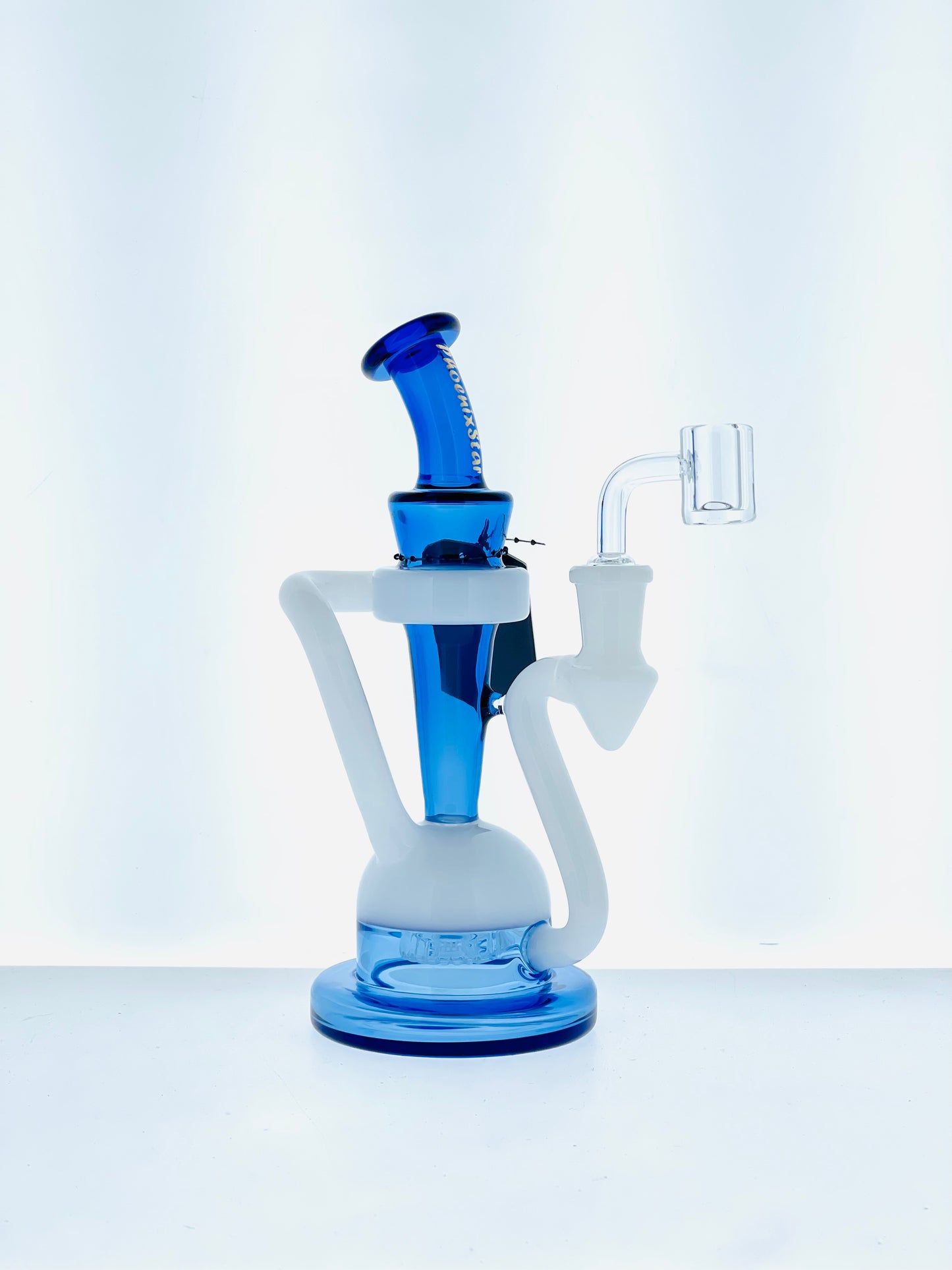 8" Phoenix Two Tone Recycler w/ Showerhead Perc