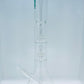 King Volcano Beaker with Double Showerhead Perc and Ice Catch 21.5"