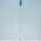 King Volcano Beaker with Double Showerhead Perc and Ice Catch 21.5"