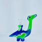 Silicone Dinosaur Handpipe/Bubbler 7in