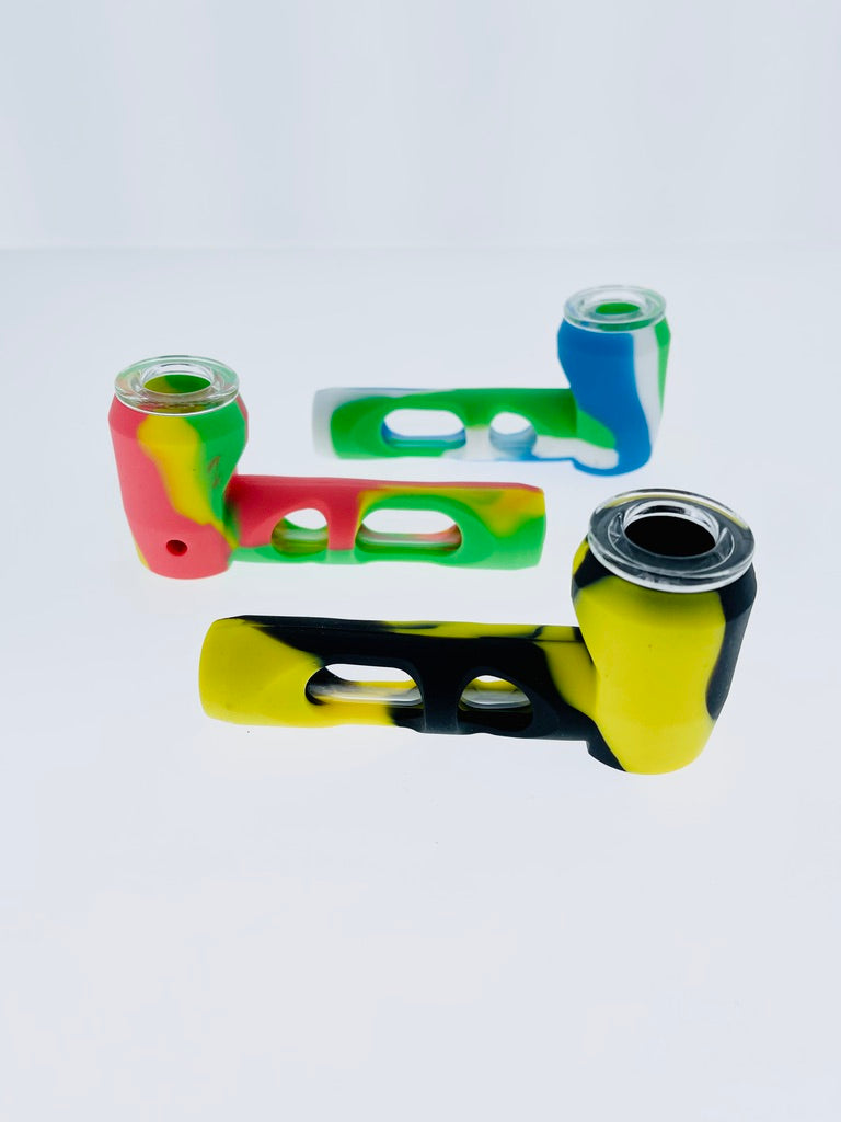 Silicone Hammer with Glass Chamber