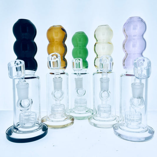 8.5" Stacked Bubble Rig w/ Perc