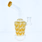 Bent Neck Color Swirl Rig 7"