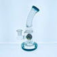 Curved Neck  Rig w/ Colorful Perc 6.5"