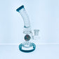 Curved Neck  Rig w/ Colorful Perc 6.5"