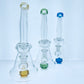Curved Neck Colored Rig w/ Showerhead Perc