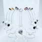 Bent Neck Bubble Water Pipe Assorted Colors 9.5"
