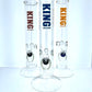 King Volcano 9mm Straight Tube w/ Ice Catcher 12"