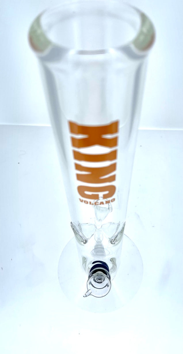 King Volcano 9mm Straight Tube w/ Ice Catcher 12"