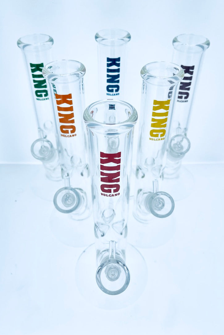 King Volcano Straight Tube w/ Ice Catch 10"