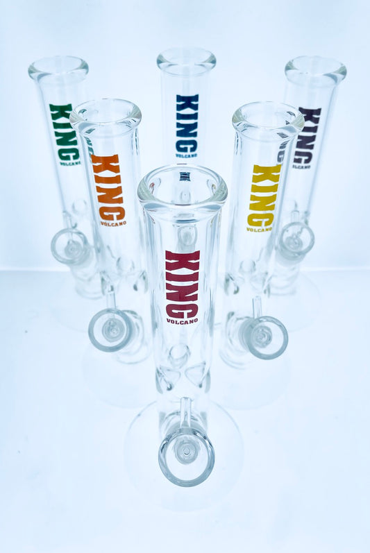 King Volcano Straight Tube w/ Ice Catch 10"