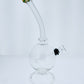 Bent Neck Bubble Water Pipe Assorted Colors 9.5"