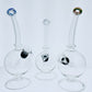 Bent Neck Bubble Water Pipe Assorted Colors 9.5"