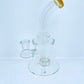 6" Colored Bell Rig w/ Color Accented Showerhead Perc