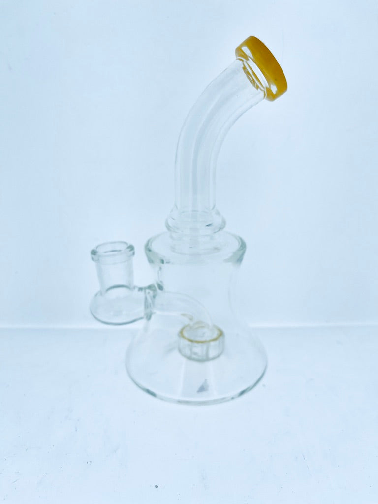6" Colored Bell Rig w/ Color Accented Showerhead Perc