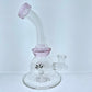 7.5" Bent Neck Rig w/ Showerhead Perc & Elephant Marble