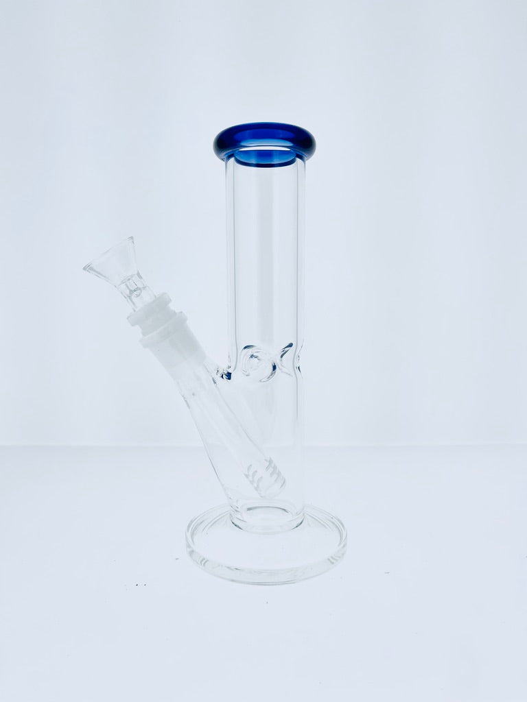 8" Straight Tube w/ Ice Catch & Color Lip