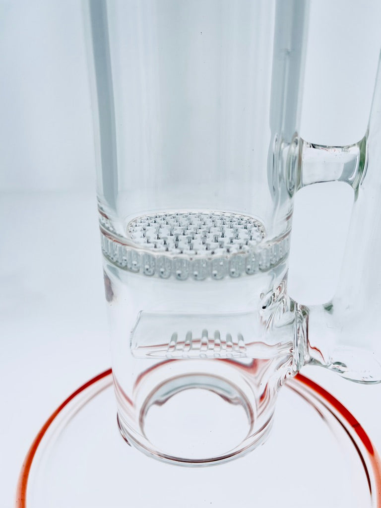 King Volcano Honeycomb Perc with Maria Ice Catch 18"