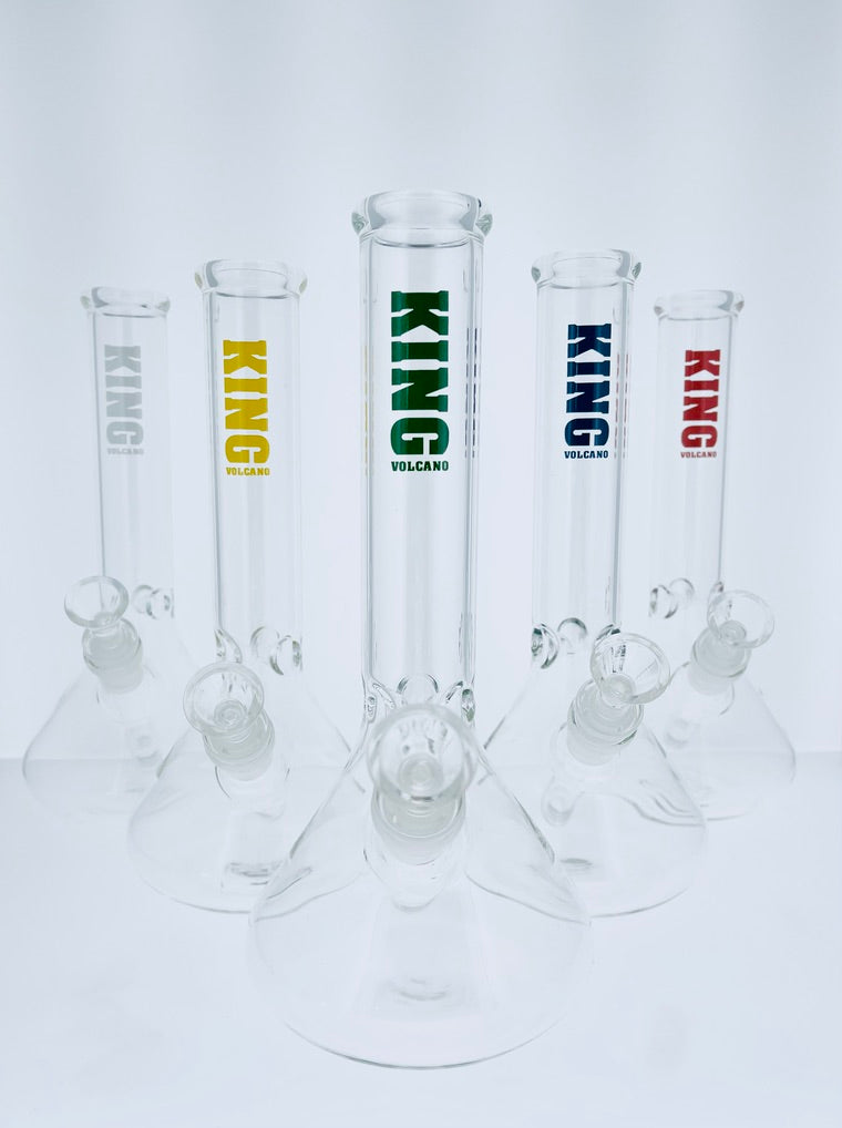 King Volcano 10" Beaker w/ Ice Catch