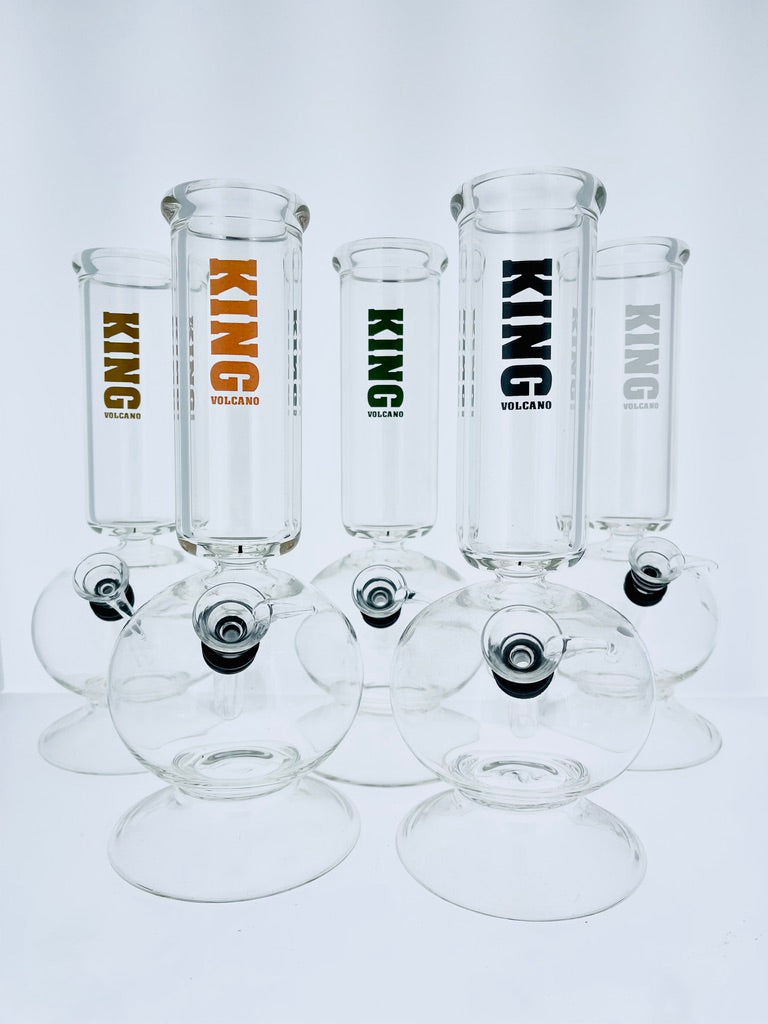 King Volcano 9mm Bubble Waterpipe 10"