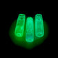 Atomic Glass 3" Glow N The Dark Square Hand Pipe